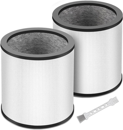 TP01 TP02 Replacement Filter 2 Pack for Dyson Pure Cool Link TP01, TP02, 360° True Filter, Black