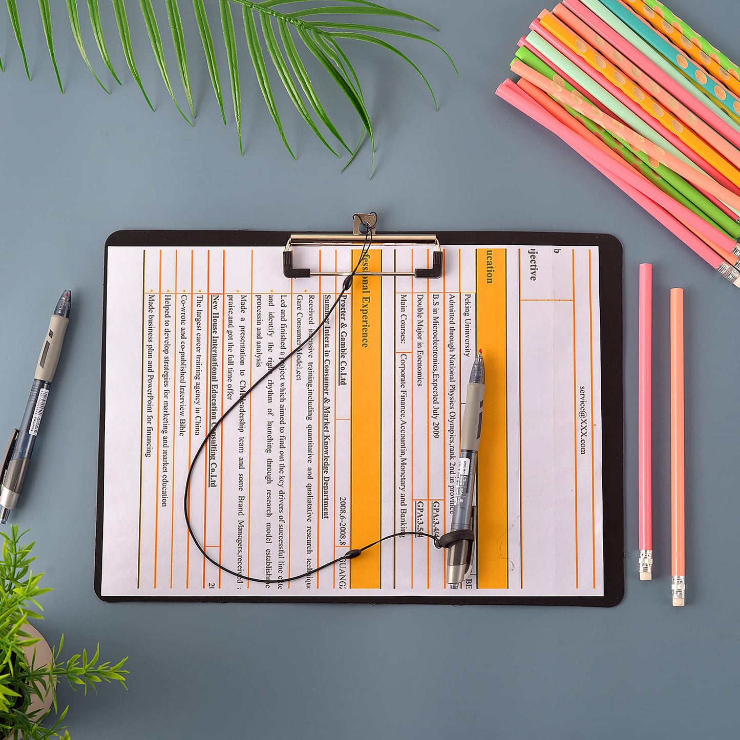 2 Pack 9 x 12.5 Magnetic Horizontal Clipboard Black Clipboards with Pen Holder Low Profile clipboard Inch Standard Horizontal Clipboard for Industrial Transportation Office