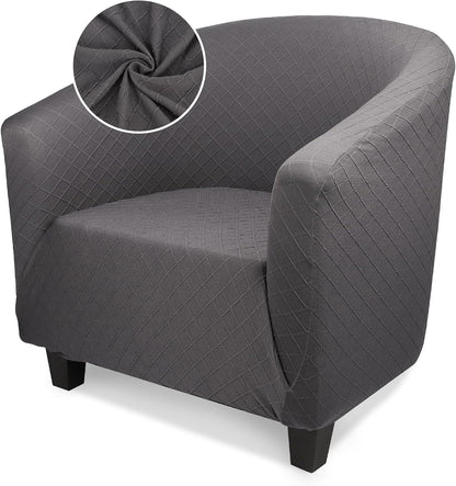 1 Barrel Chair Covers Slipcover, Piece High Stretch Club Chair Slipcover with Arms, Chair Slipcover Soft Armchair Sofa