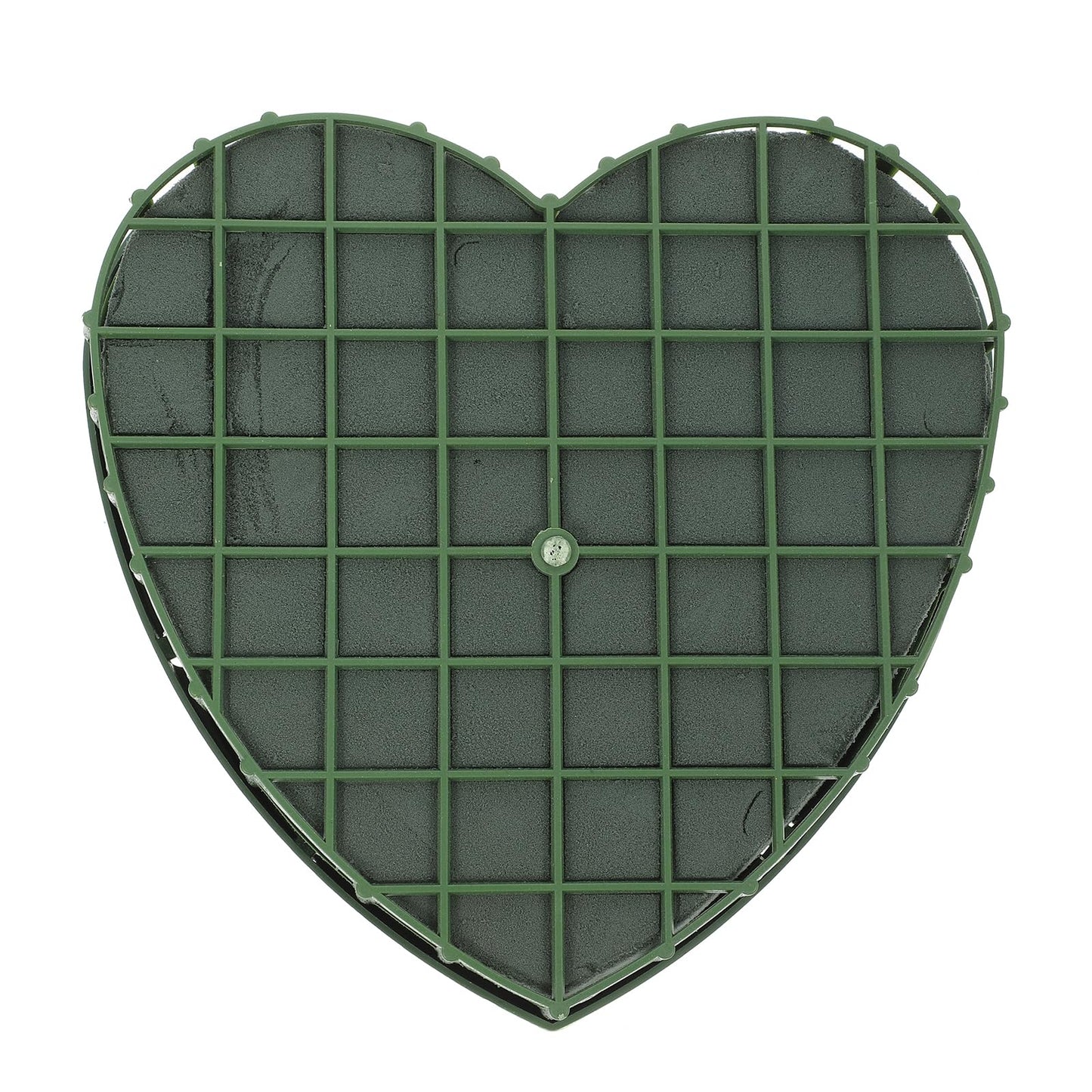 ARTIBETTER Wet Floral Foam Blocks Heart Shaped Floral Bricks with Suction Cup Tray Flower Mud Foam Kit for Wedding Party Decorations Florist Floral Arrangement Small (7.8 * 8.2 * 1.1inch)