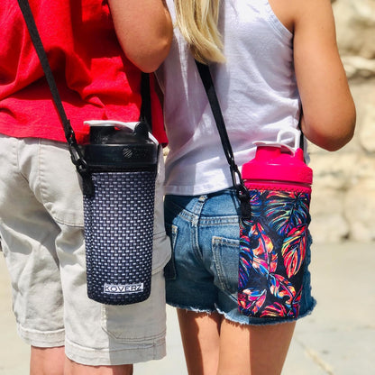 24-30oz 750ml Koverz Water Bottle Carrier with Shoulder Strap, Water Bottle Insulator - Monet