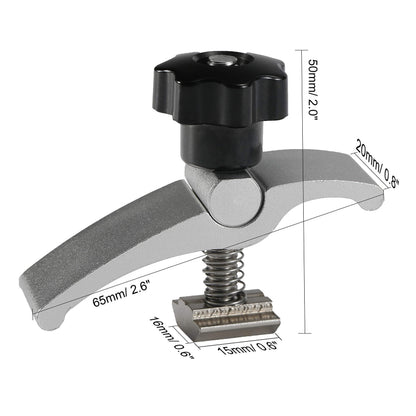 Genmitsu 3018-PROVer V2 CNC Milling Machine, Desktop CNC for Beginner + 2PCS T-Track Mini Hold Down Clamp Kit