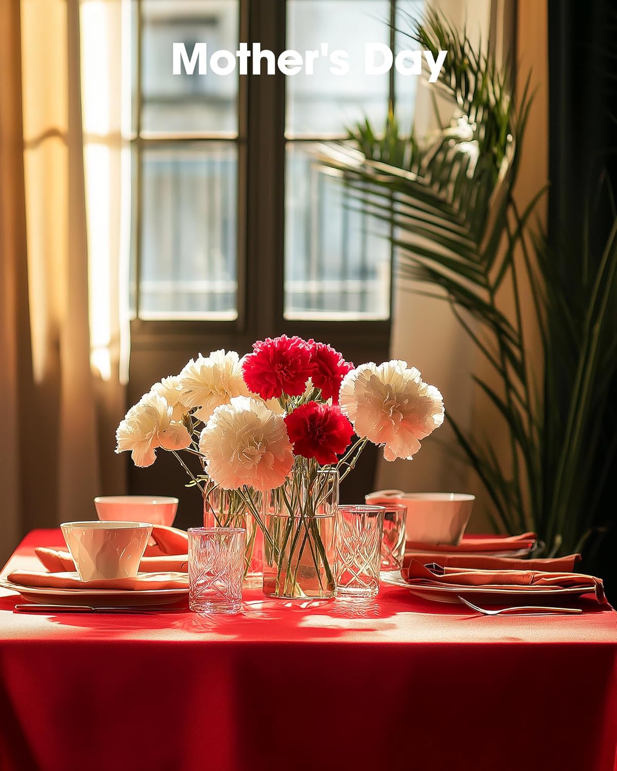 20 Pack, 54 108 Inch Pureegg Plastic Table Cloth Disposable x Table Cloths, Valentines Day, Thanksgiving, Christmas