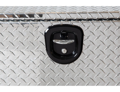 Buyers Products 1705118 Diamond Tread Aluminum Underbody Truck Tool Box, 20 x 20 x 36, Made in USA, .100 in. Thick, Corrosion Resistant, Locking Compression Latch, Secure Storage for Work Trucks