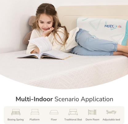 MLILY Twin Mattress - 8 Inch Memory Foam for Kids' Beds | Medium Firm, Ideal for Daybeds & Bunks