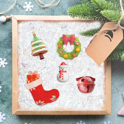 CCINEE Christmas Fake Snow Decoration - Sparkling White Flake Powder for Holiday Crafts | 200g