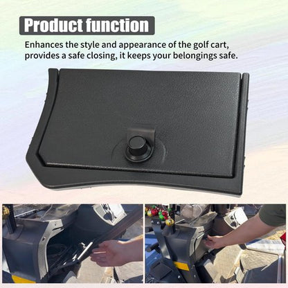 Golf Cart Glove Box Door Set Kit Compatible with Kandi Kruiser 2P/4P/6P electric golf carts, Glove Box Door Set for Electric Golf Cart,Comes with Two Door Set, Includes Hardware, Golf Cart Accessor