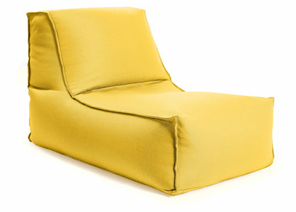 Gouchee Home Alpine Outdoor/Indoor Bean Bag Chair, Yellow - Lounger with Back Rest Filling Included, Sofa Chair for Patio and Outdoors, Beanbag Chair with Water-Proof Fabric, X-Large