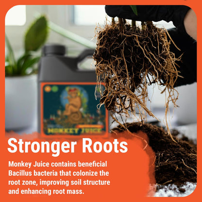 1L Cronk Nutrients Monkey Juice Bacillus Root Inoculant Organic Solution to Increase Your Plants Health Root Mass