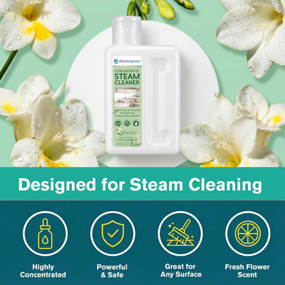 20X 5.28 33.8 FL.OZ, Concentrated Steam Mop Solution Makes Gallon Formula for All Steam Mop Cleaners, Multisurface