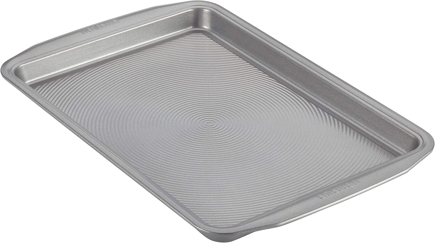 Circulon Nonstick Bakeware - Nonstick Cookie Sheet / Baking Sheet, 10" x 15", Gray