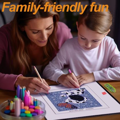 HUBENDMC 9 Pack 5D Diamond Painting Kits Cute Full Drill DIY Gem Arts and Crafts for Beginners Kids Ages 8-12 Diamond Dots for Home Wall Decor 6X6 inch