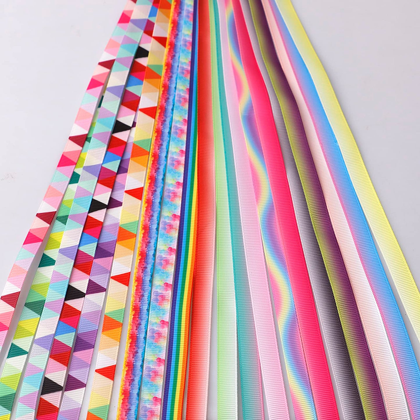 QingHan 3/8" Grosgrain Ribbon for Gifts Wrapping Crafts Boutique Fabric Ribbon 160yd (80x2yd)