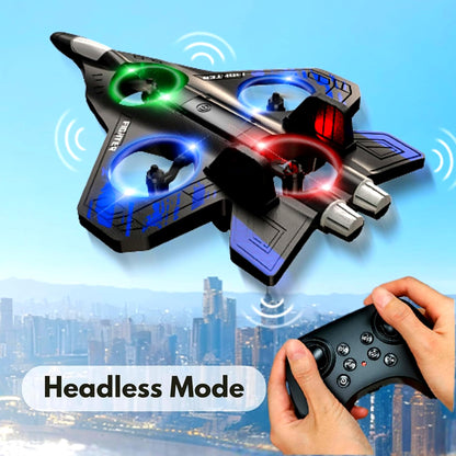 PRIMEX PRO Foam Remote Control Airplanes RC Plane for Kids Adults Beginners, RC Airplane Fighter Jet with Light, 360° Flip Fighter Jet Toys, Stunt Roll, Airplane Toy Gifts for Boys Ages 6-18
