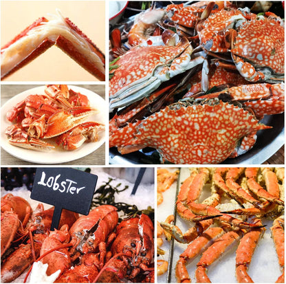 12 Sets, Set Pcs Crab Crackers and Tools, Crab Crackers Lobster Crackers, Heavy Duty Seafood Cracker Tools, Nut Cracker