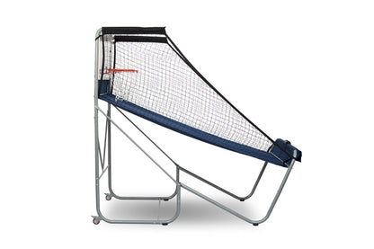 Pop-A-Shot - Home Dual Shot with Philadelphia 76ers NBA Graphics l Sensor Scoring l 16 Game Modes l 7 Balls l Foldable Storage l for All NBA Fans