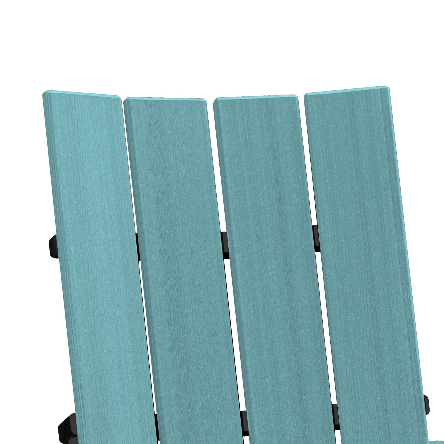 American Furniture Classics Model 416ARB Brandon Balcony Glider in Aruba Blue on a Black Base