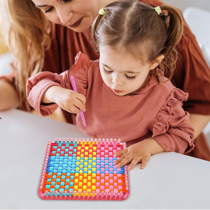 REENLIV Upgraded Weaving Loom Kit Toys for Kids & Adults, DIY Arts & Crafts, Easy Potholder Loom Knitting Activity for Beginners, Ideal Gifts for Girls Ages 5 6 7 8-12 13 Years Old, 252 Craft Loops