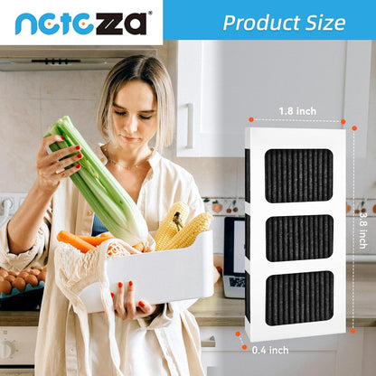Paultra2 Refrigerator Air Filter Replacement, Compatible with Frigidaire Pureair Ultra 2, 6 Pack