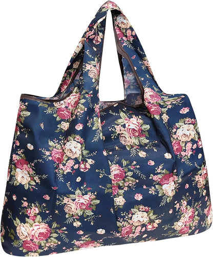 Wrapables Durable Large Nylon Reusable Shopping Bag for Eco-Friendly Shopping