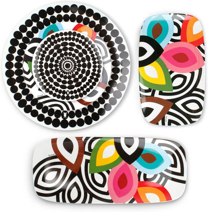 French Bull 11" Colorful Dinner Plate - Melamine Dinnerware - Foli