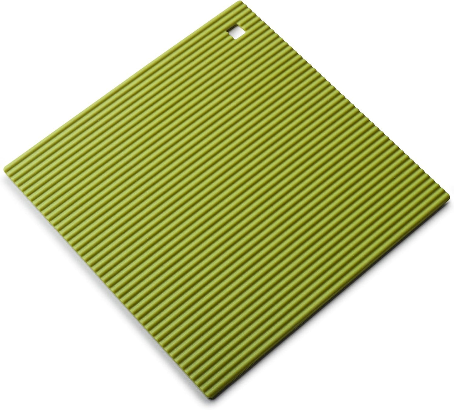 Zeal Silicone Heat Resistant Non-Slip Trivet, Size 5-22 Centimeters, Lime Green