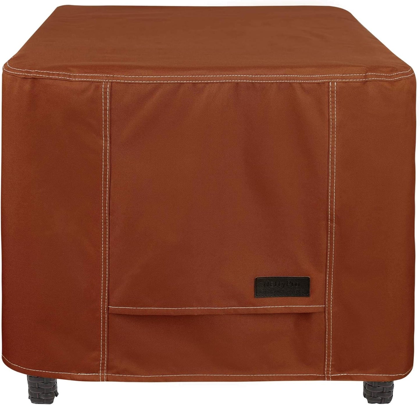 24 24 Inch NettyPro Waterproof Outdoor Furniture Side Table Cover x Patio Square Ottoman Table Cover All Weather