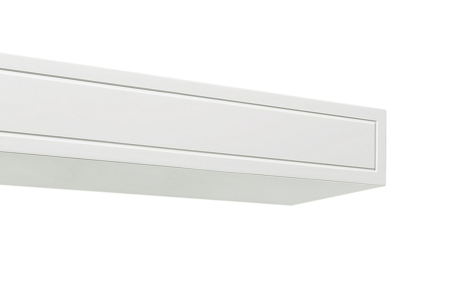 Pearl Mantels ARYB48612 Premium Grade A MDF White mantel shelf, Crisp White paint, 48"L x 9"D x 5"H, The perfect compliment to your hearth and home
