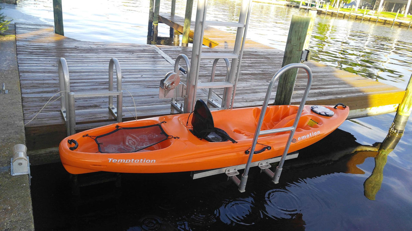 Golden Boat Lifts Kayak Launch, 3-7 Step Aluminum Dock System (3-Step Standard)
