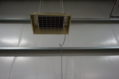 Fostoria FSS31201 FES Heavy Duty Flat Panel Infrared Heater,3.15KW, 15.14 Amps Wall-Mount Portable Electric Heater for Garage, Patio, Industrial Use