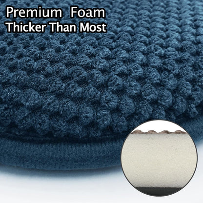 Blue Foam Seat Cushions for Kitchen Chairs, Non Slip Office Seat Cushions, Washable U Shaped Soft Thick Large Chair