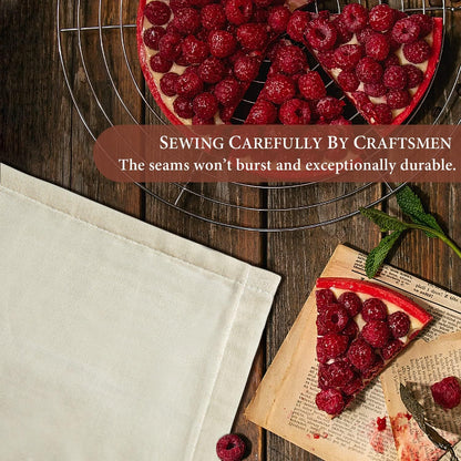 Cheese Cloths, 5 PCS Precut 20x20 Inch, Grade 100 Hemmed for Straining Cooking, Reusable Cotton