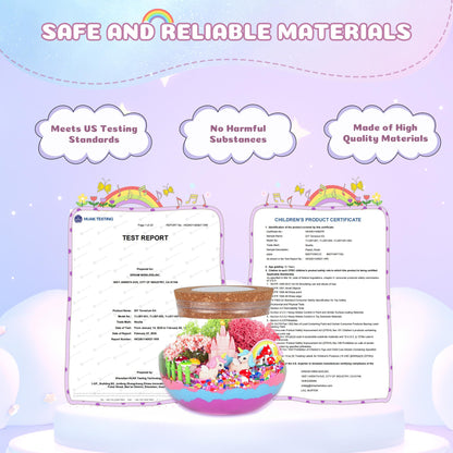 Nicella Unicorn Light-Up Terrarium Kit for Kids - LED Night Light Birthday Gift for Girls Ages 4 5 6 7 8-12 Year Old - Unicorn Toys for Girls - DIY Arts and Crafts Kit for Kids - Best Presents