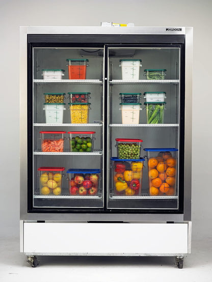 Carlisle FoodService Products Square Food Storage Container 4 Quarts White (Pack of 6) for Catering Buffets Restaurants