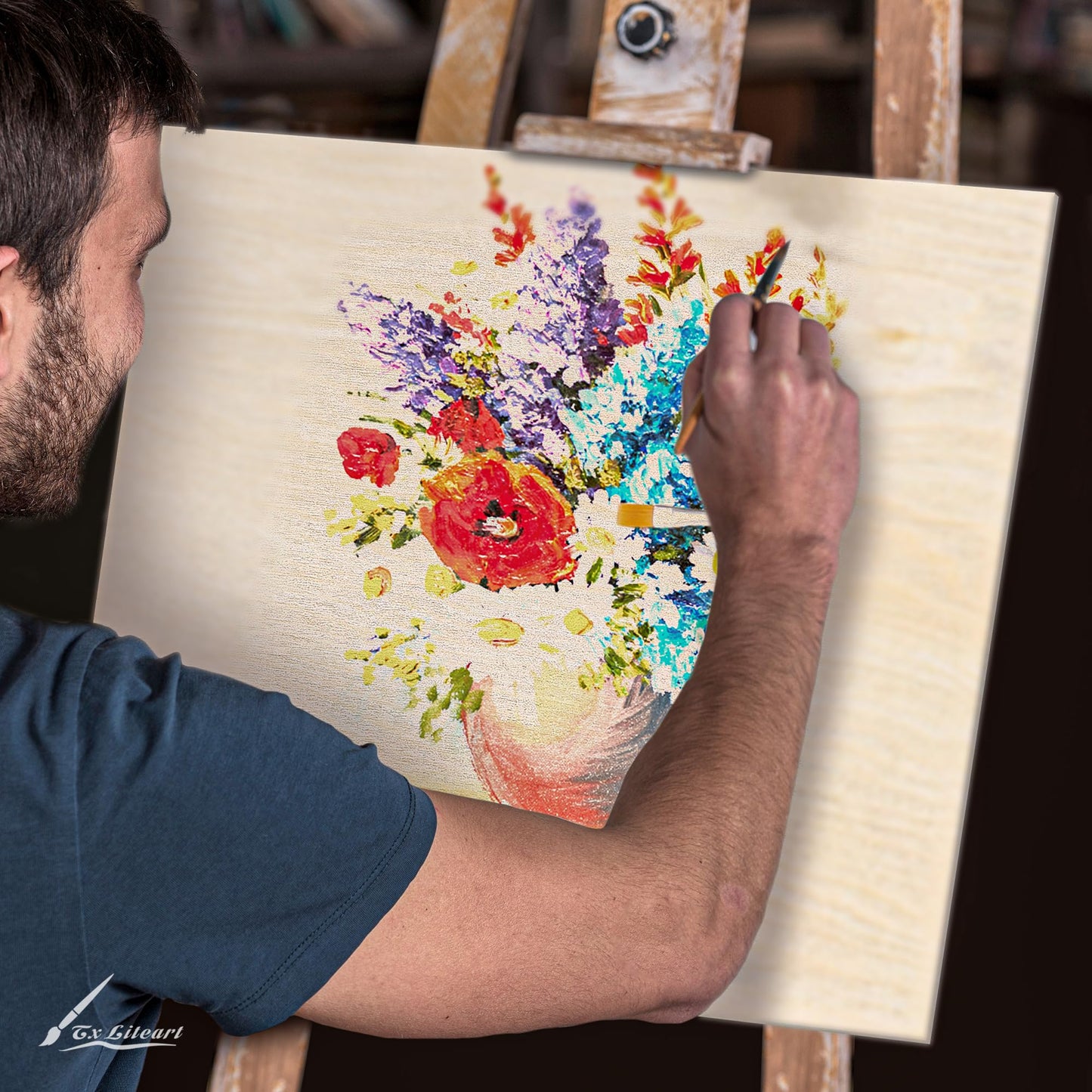 Baltic Birch Plywood - 1/8 Inch Thickness - 11.8" x 11.8" Square Wood Sheets for Laser Cutting, CNC Cutting and Crafts - Pack of 20, by TX liteart