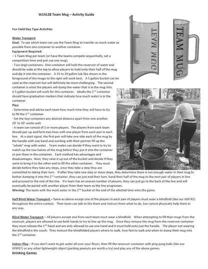 S&S Worldwide Split Team Mug - Creative Team Building Activity with Fun Games for Kids and Adults