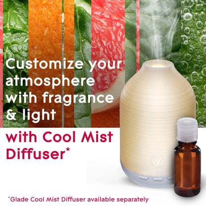 Glade Aromatherapy Diffuser & Essential Oil, Air Freshener for Home, Choose Calm Scent with Notes of Lavender & Sandalwood, 0.56 Fl Oz