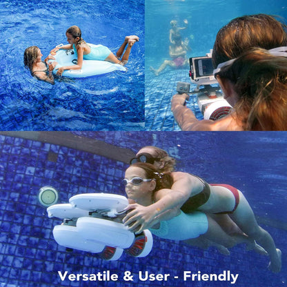 sublue Tini Underwater Scooter with Action Camera Mount Detachable Modular for SUP Paddle Board 2 Gear Speed 45 Minutes Swimming Pool Diving Snorkeling