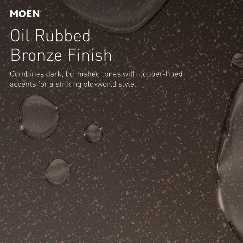 Moen Gilcrest Oil Rubbed Bronze 26-Inch x 23-Inch Frameless Pivoting Mirror, Oval Tilting Mirror for Bathroom Vanity, DN0892ORB
