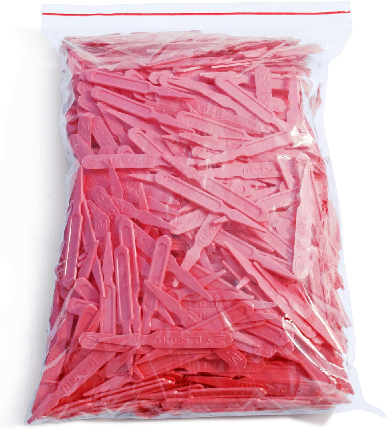 New Star Foodservice 24197 Plastic Steak "Medium Rare" Markers, Pink (Pack of 1000)