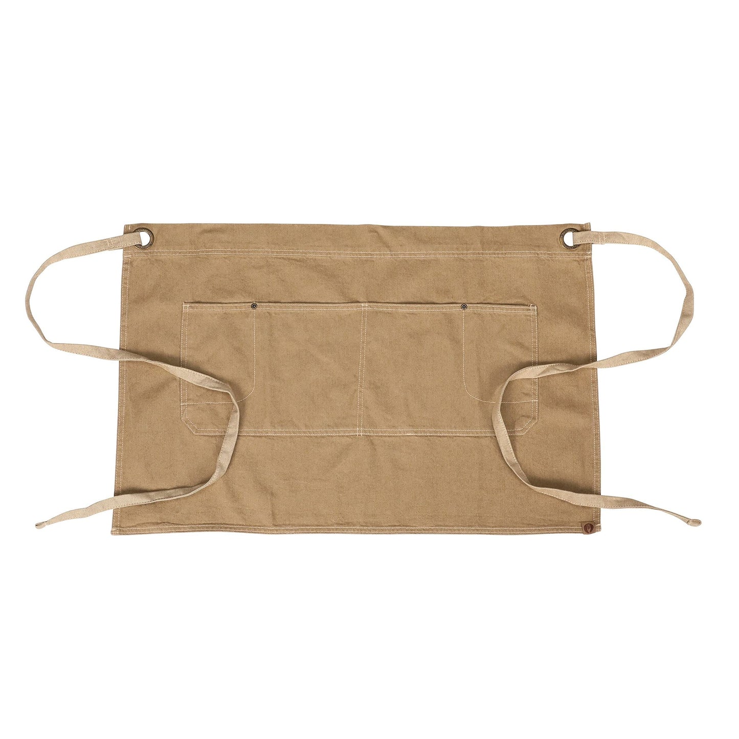 Chef Works Unisex Austin Half Bistro Apron, Natural, One Size