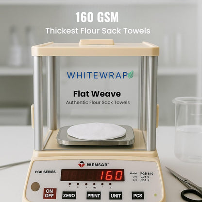 12 Pack 15"x25" Flour Sack Towels| Tea Towel for Crafts| Kitchen Dish Cotton Blank Towel for Embroidery|Baking Bread