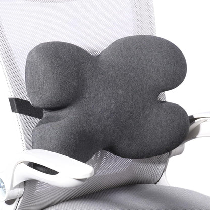 Lumbar Support Pillow for Office Chair, Memory Foam Back Cushion with 3D Mesh Cover for Lower Back Pain Relief