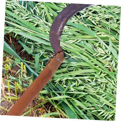 Wooden Handles Iron Spoon Cleaning Tools, Hoe Handle, Wooden Spade Handle, Shovel Replacement Handle for Garden Sickle