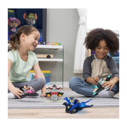Paw Patrol, Jet to The Rescue Chase’s Deluxe Transforming Vehicle Toy with Lights and Sounds