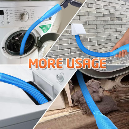 PetOde Dryer Vent Cleaner Kit - Versatile Lint Remover for Power Washer & Vacuum Hose