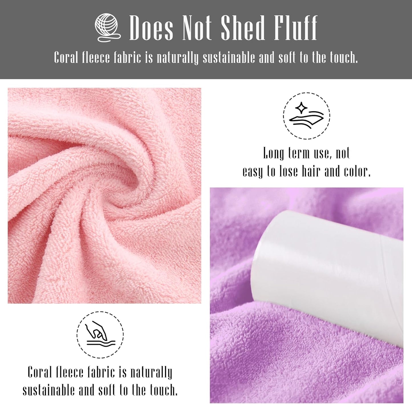 24 Pack 7 9 Inch Kitchen Dishcloths - Does Not Shed Fluff - Reusable Dish Towels, Dish cloths, Super Absorbent Coral