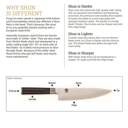 Shun Classic 8 Pc Student Knife Set