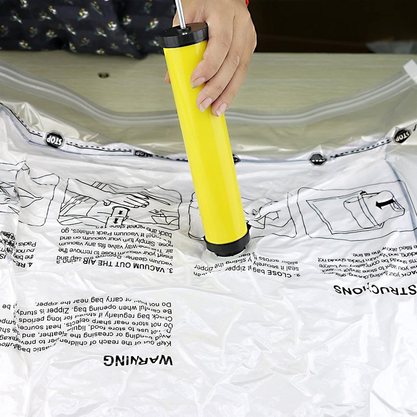 Home Complete Space Saver Vacuum Bags (20 Pack) with Pump