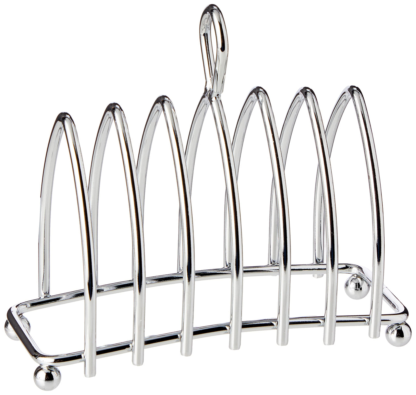 KitchenCraft KCTOAST 6 Slice Toast Rack with Chrome Plated Finish, Metal, 16 x 15 x 7 cm
